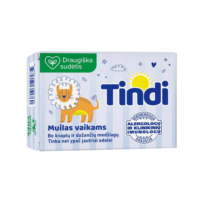 KAST 18 tk! Tindi lasteseep sensitiiv 90 g