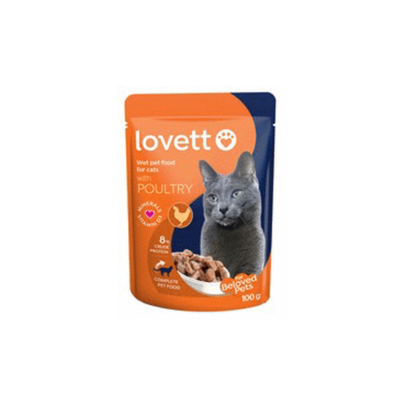 Kons.kassisööt LOVETT linnuliha 100g