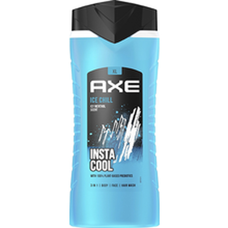 AXE dušigeel ICE CHILL piparmündi ja sidruni lõhna kooslusega 400ml