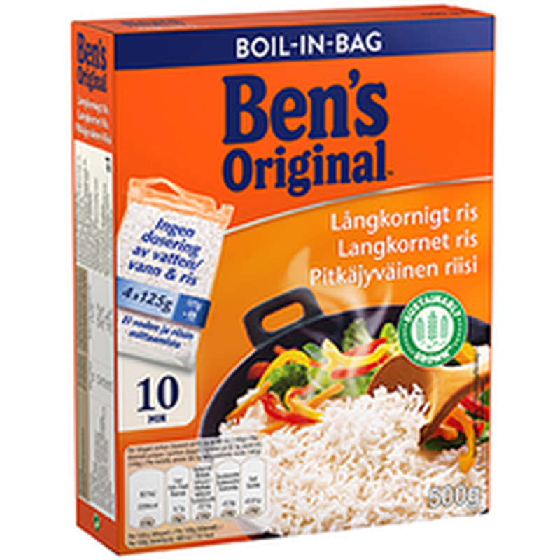 Ben's original boil-in-bag pikateraline riis 500 g