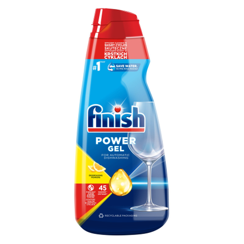 Nõudepesumasinate pesugeel Finish All in 1 Max Power Gel, 900ml