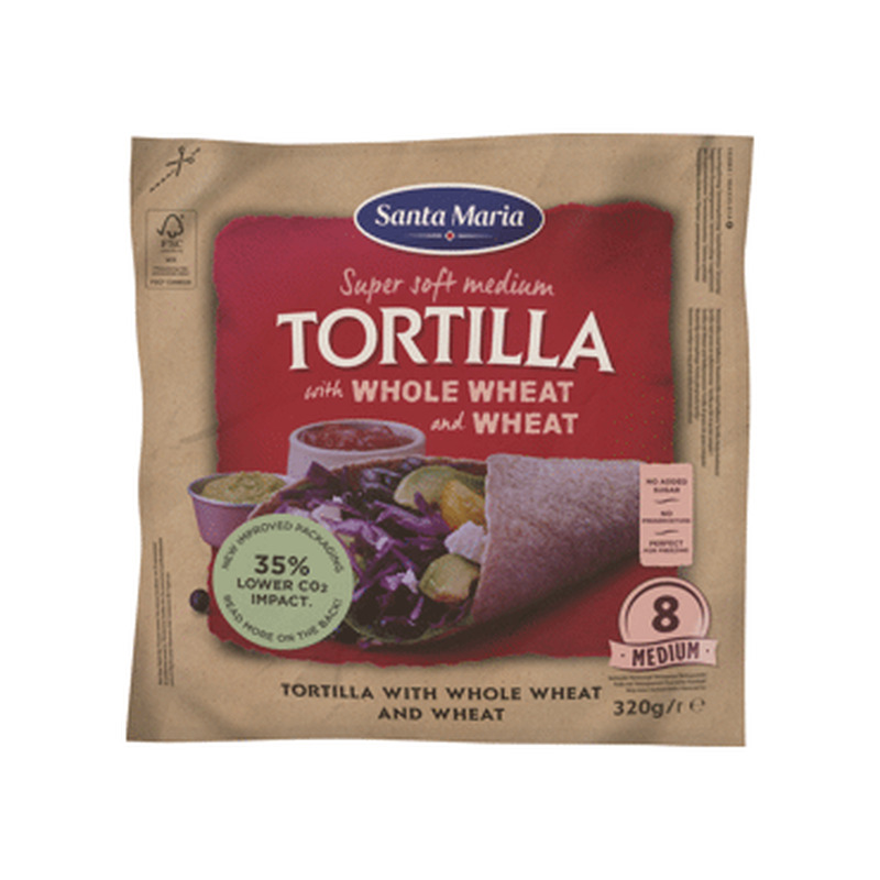 Täisteratortilla SANTA MARIA320g