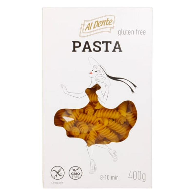 Pasta fusilli Al Dente gluteenivaba 400g