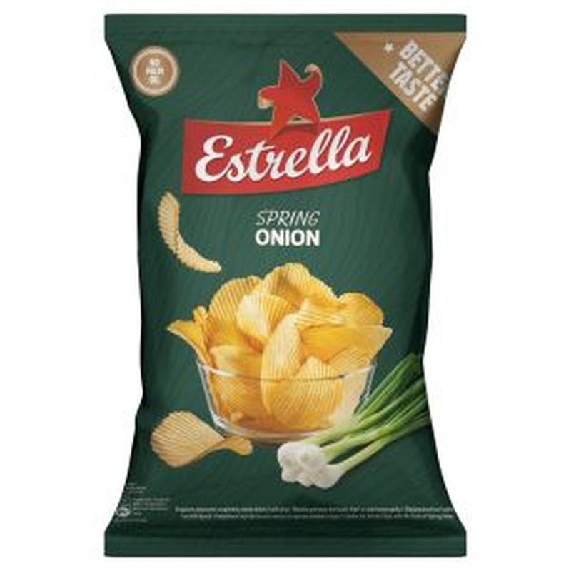 Estrella kartulikrõps 130g sibulamaitseline