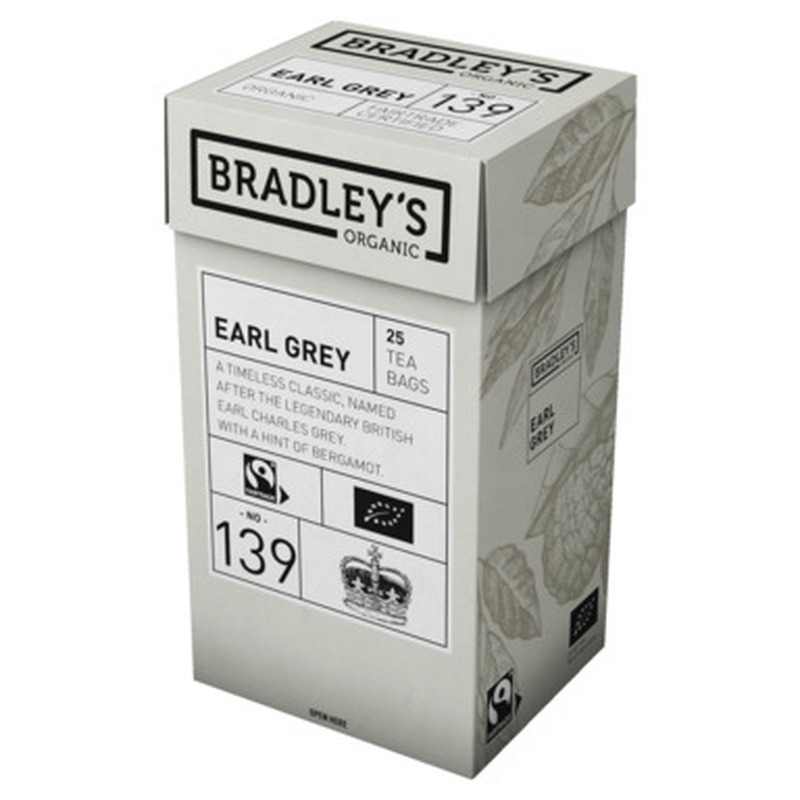 BRADLEY'S Organic Must tee Earl Grey 25x2g (ümbrik)