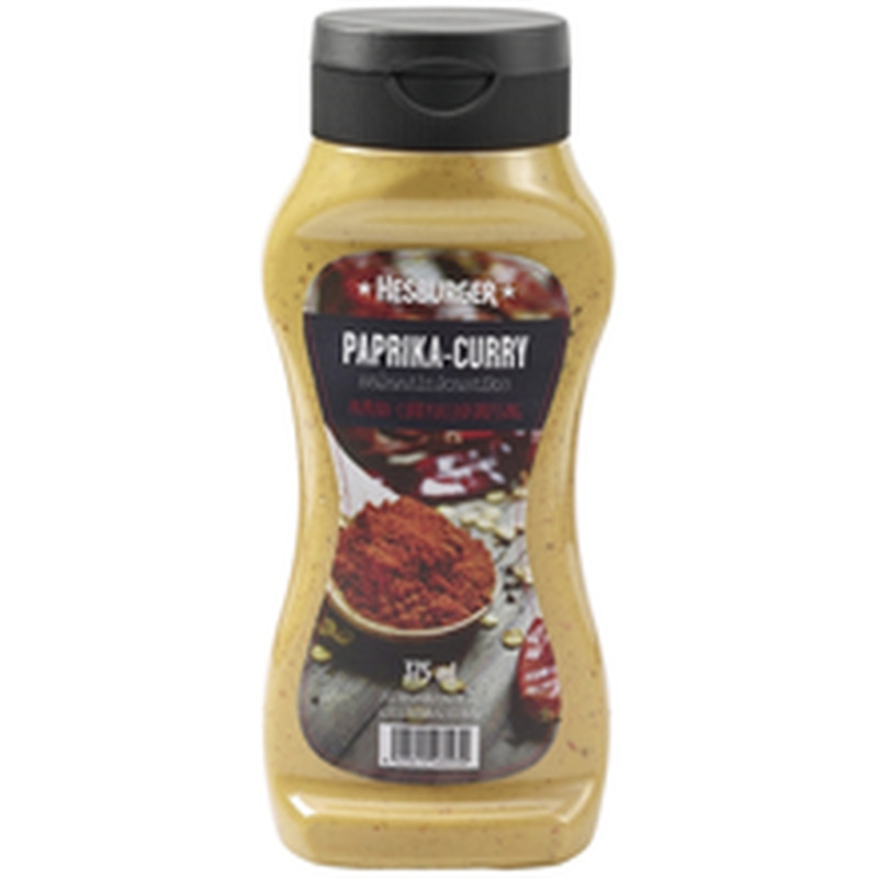 Hesburger salatikaste paprika ja karriga, 375 ml