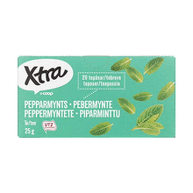 X-TRA piparmünditee 20 x 1,25 g