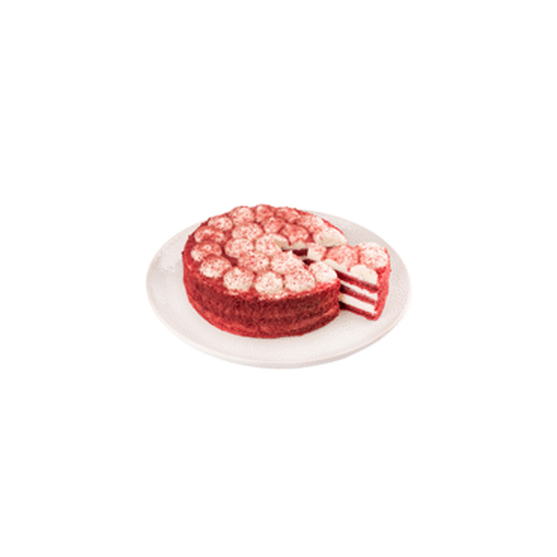 Red Velvet panna cotta tort MK, 700g