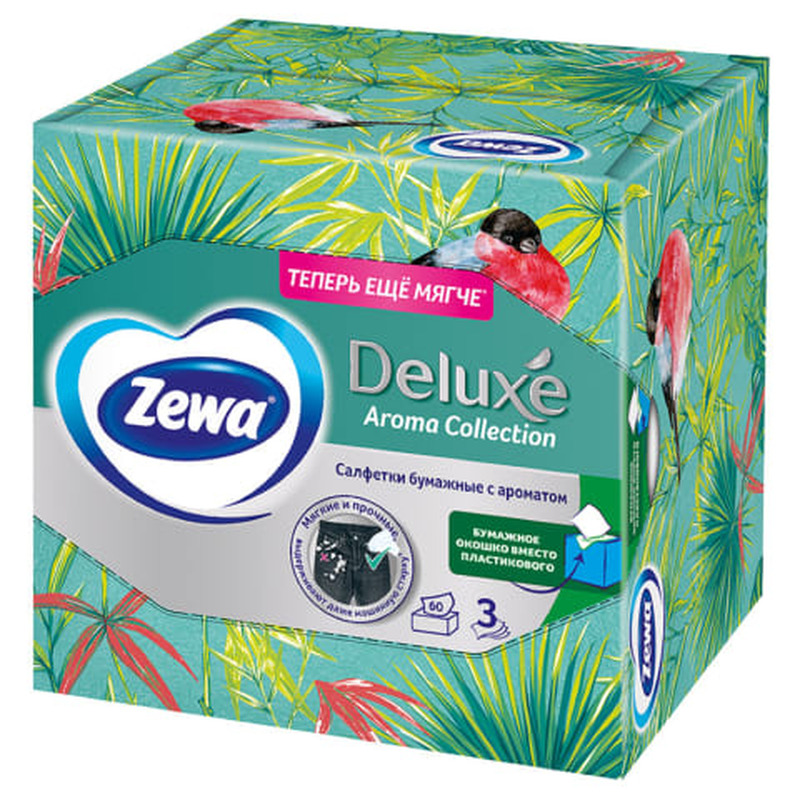 Salvrätikud Zewa Deluxe Aroma, 3kihti 60tk