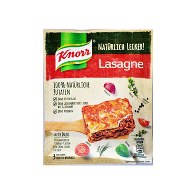 Lasagne kastesegu KNORR 43g