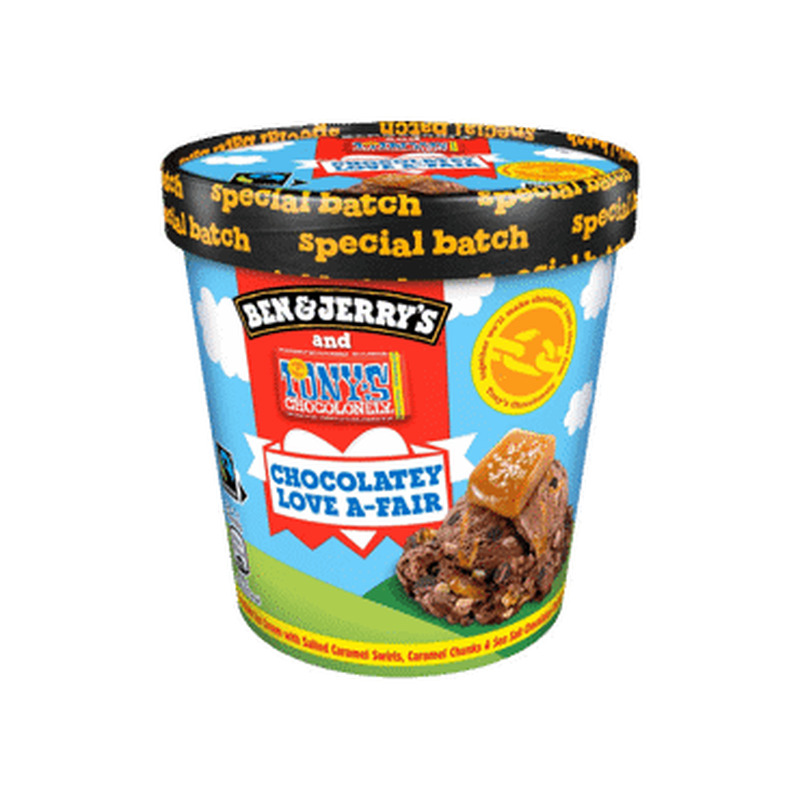 Jäätis Chocolately Love-A-Fair, BEN & JERRY'S, 402 g