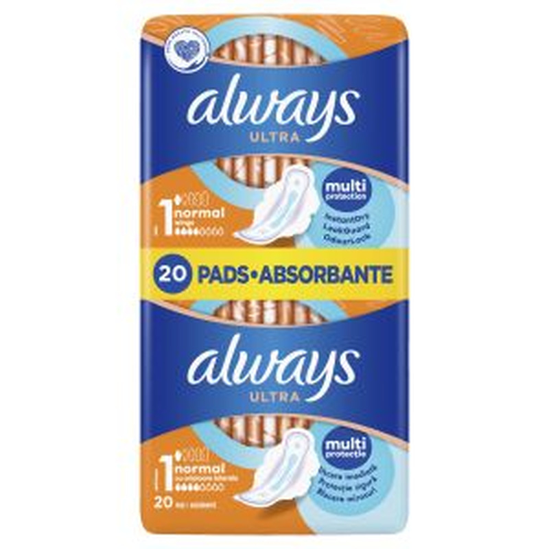 Hügieenisidemed Ultra normal plus, ALWAYS, 20 tk