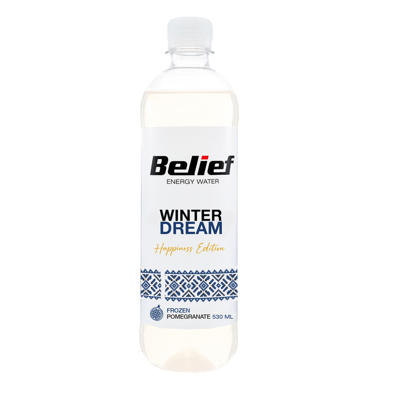 Energiavesi Winter Dream granaatõuna, BELIEF, 530 ml