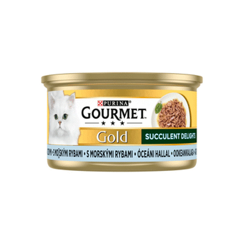 Kassikonserv GOURMET GOLD Kala 85g