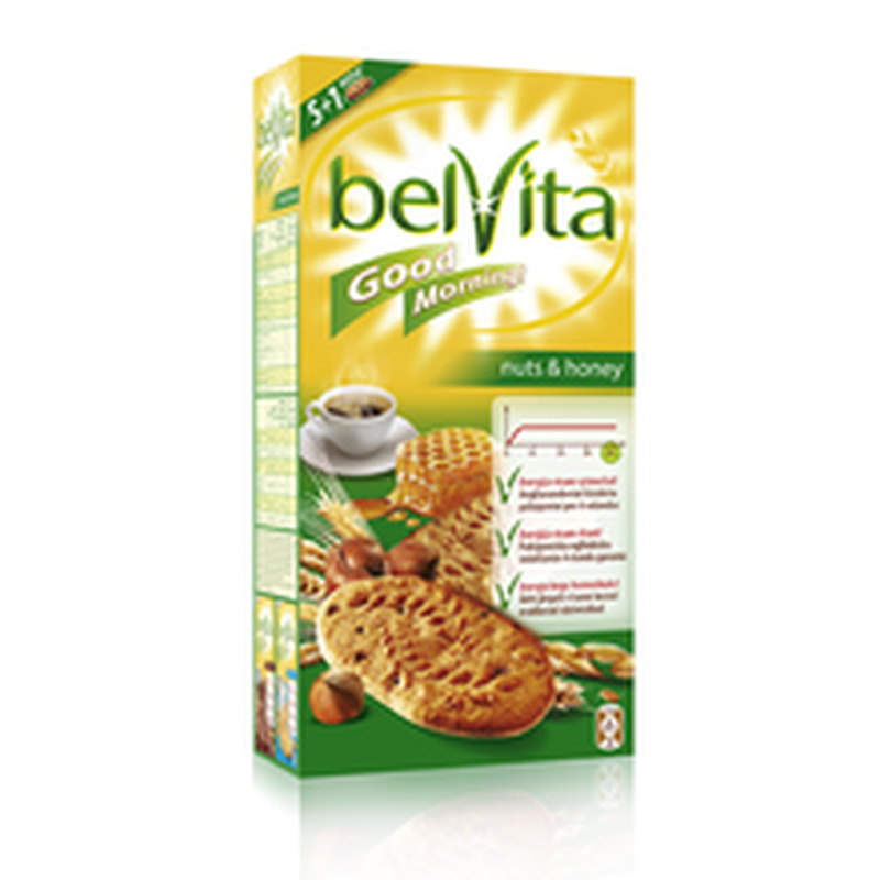 Küpsised pähklite ja meega, BELVITA, 300 g