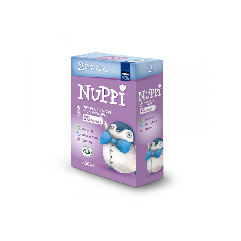 KAST 12 tk! NUPPI 2 Jätkupiimaasegu al.6 kuud 350g