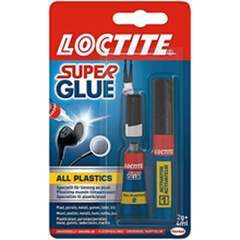 Kiirliim Loctite All Plastic 2 g + 4 ml