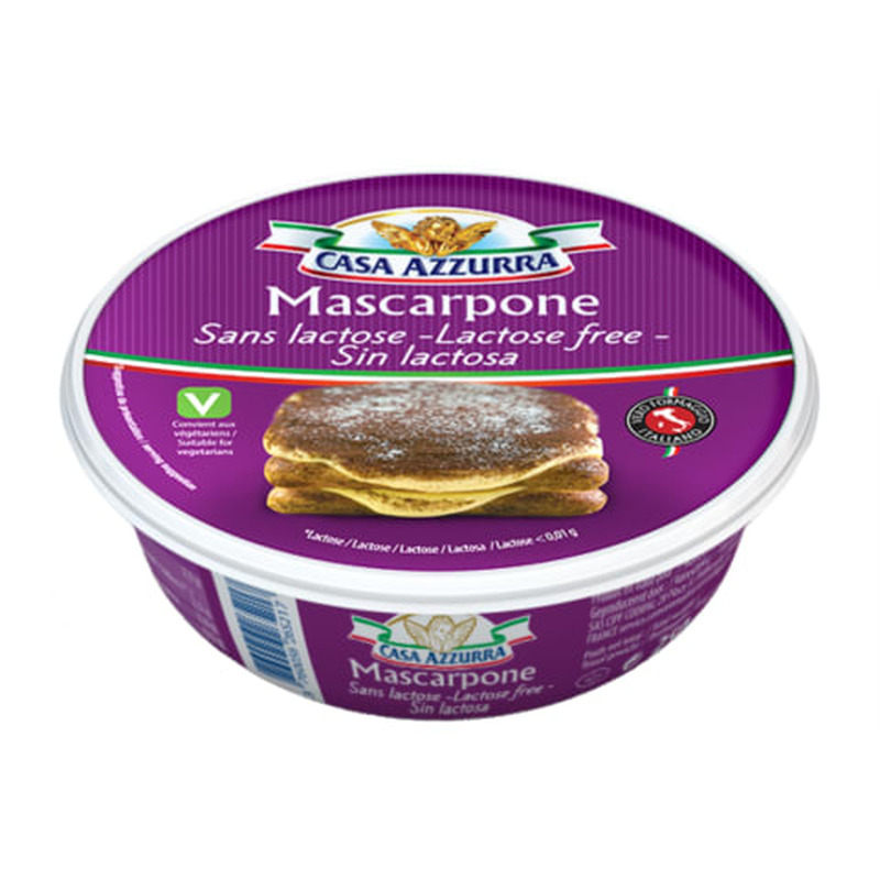 Juust Mascarpone laktoosivaba Casa Azzurra 84% 250g