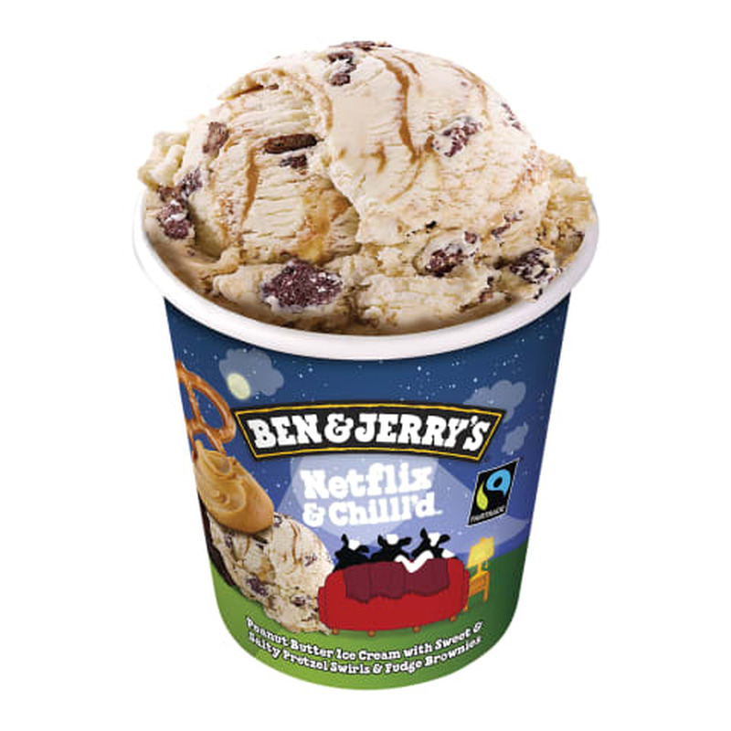 Jäätis Netflix & Chilll'd, BEN & JERRY'S, 465 ml/405 g