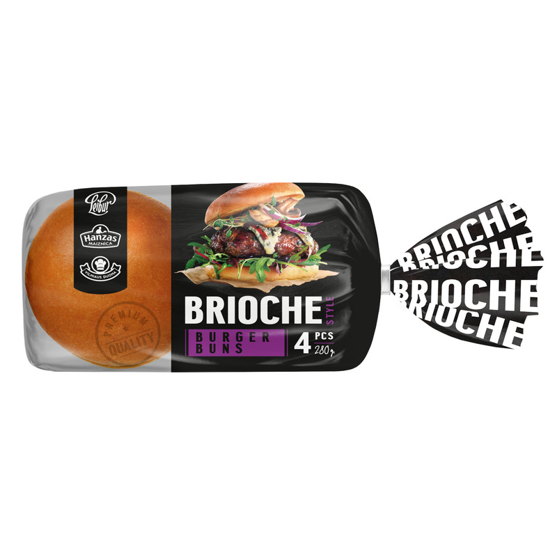 Burgerikukkel Brioche, LEIBUR, 280 g