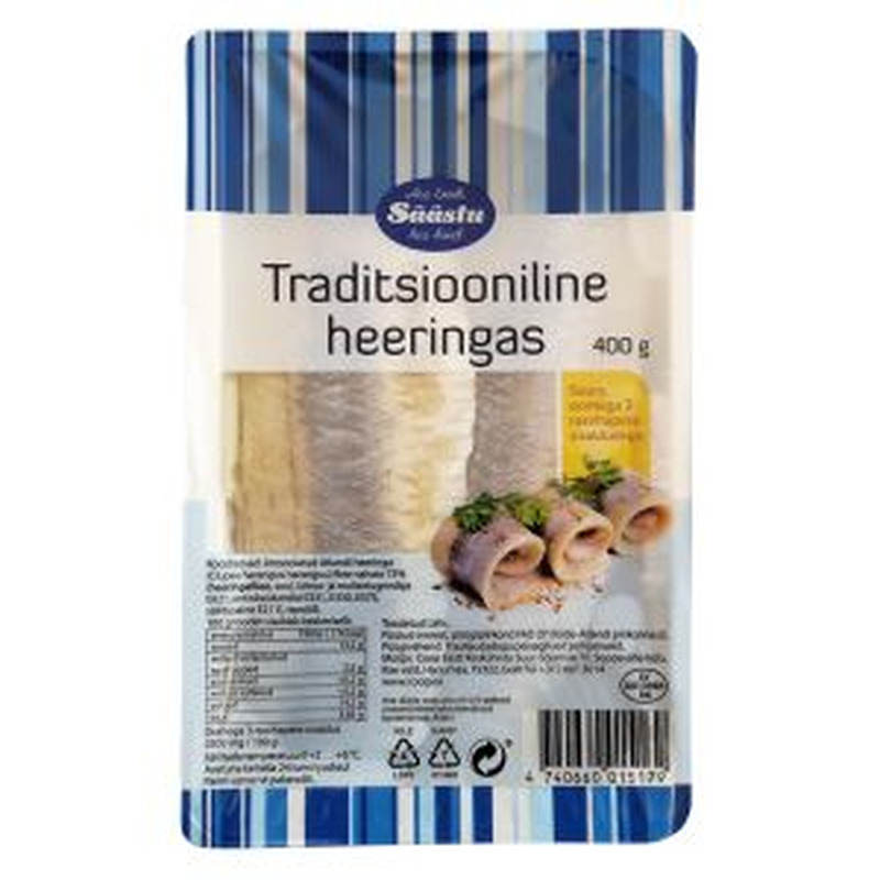 Säästu Traditsiooniline heeringas 400g