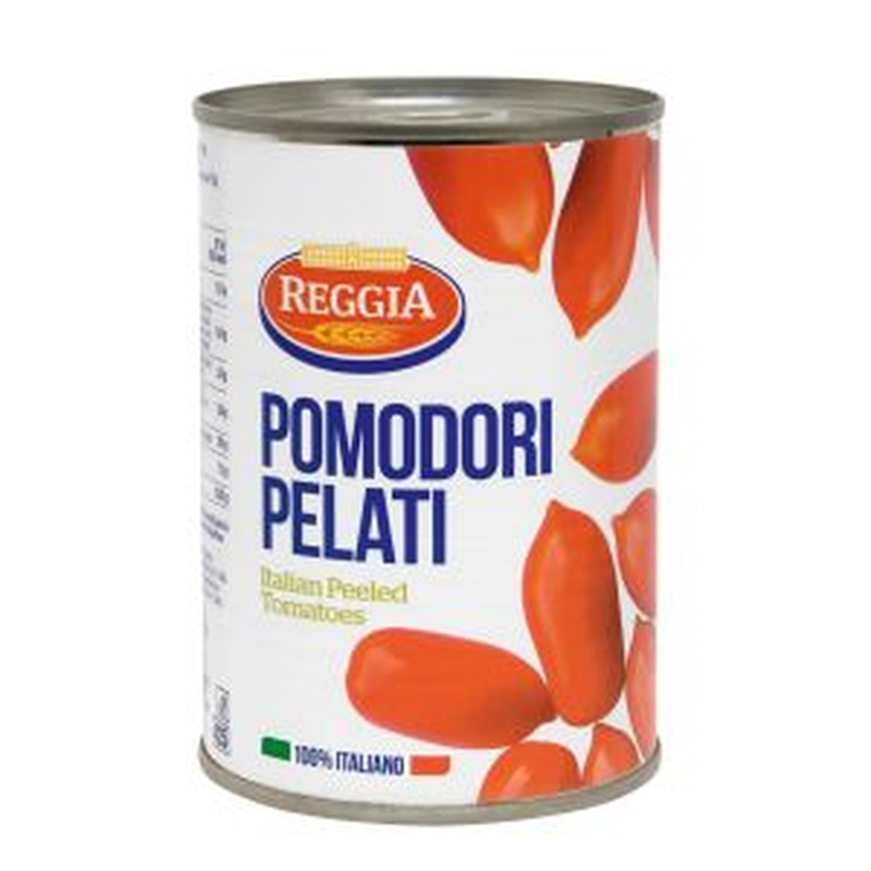 Kooritud tomatid, REGGIA, 400 g