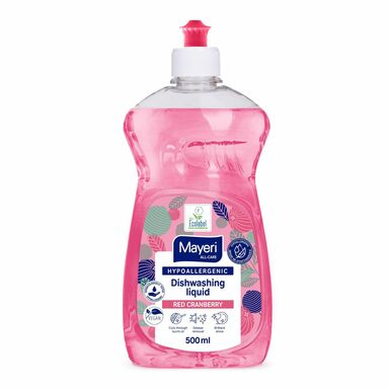 MAYERI Nõudepesuvahend Red Cranberry 500ml (hüpoallergeenne)