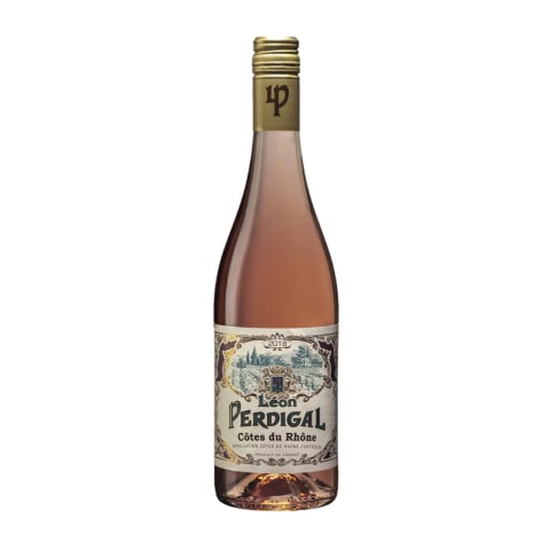 Kaitstud päritolunimetusega vein Leon Perdigal Cotes du Rhone Rose 13%vol 0,75l