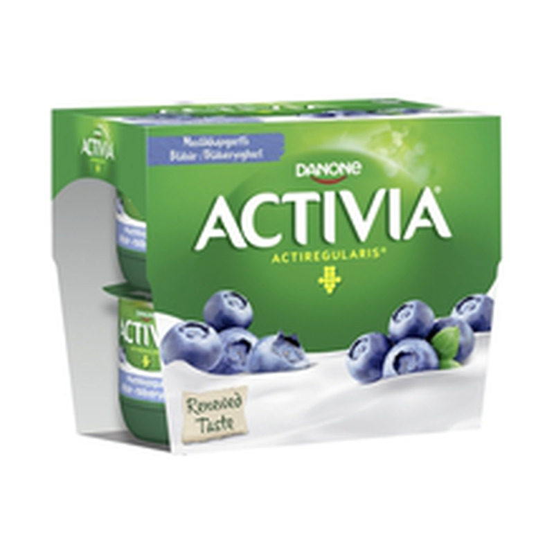 ACTIVIA mustikajogurt 4X125g