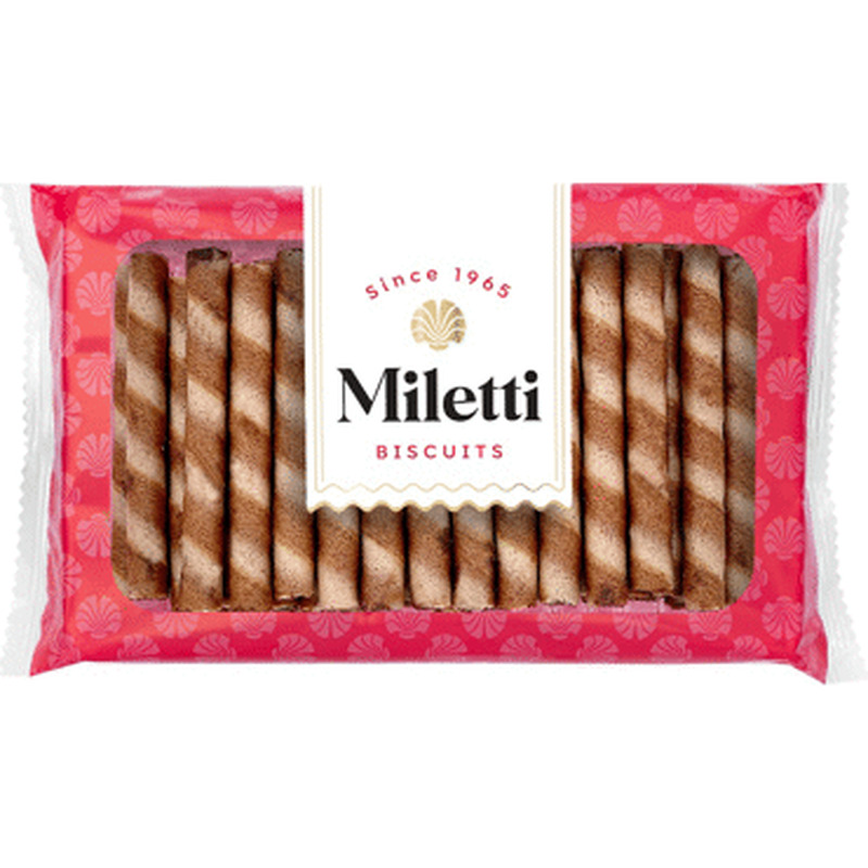 Vahvlitorud kakaomaitsega Miletti 180g