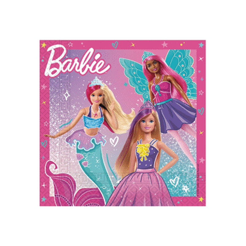 Salvrätikud Barbie 33x33cm, 20tk