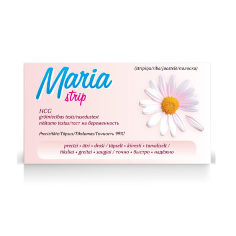 Rasedustest Maria Strip HCG 1tk