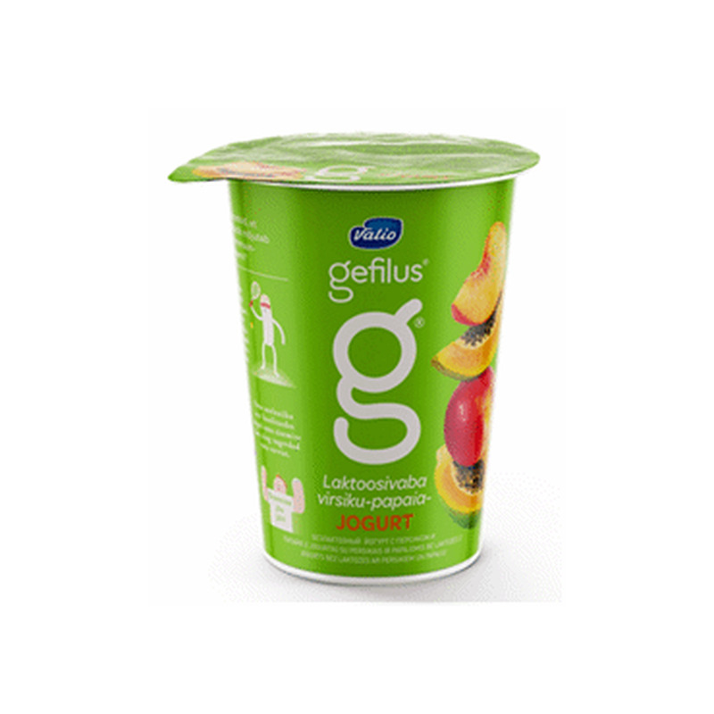 Jogurt GEFILUS virs.-papaya 2%, 380g