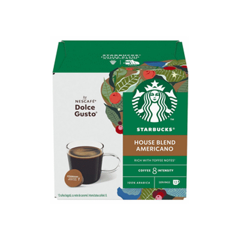 Kohvikapslid STARBUCKS House Bl. 12x8,5g