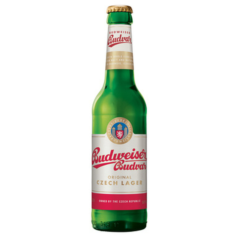 BUDWEISER õlu Budvar Lager hele 5% 50cl (pudel)