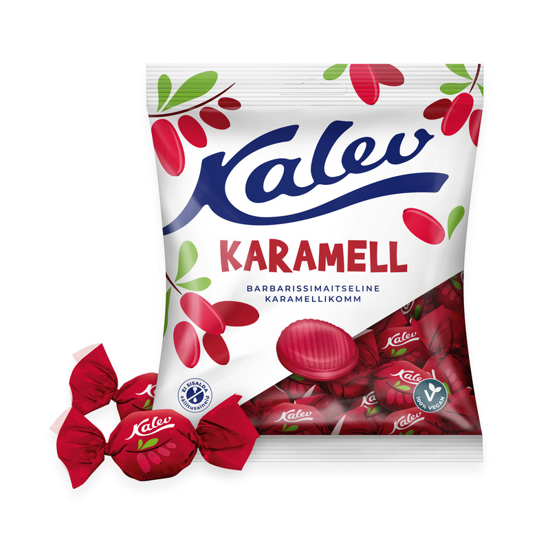 Karamell Barbariss, KALEV, 120 g