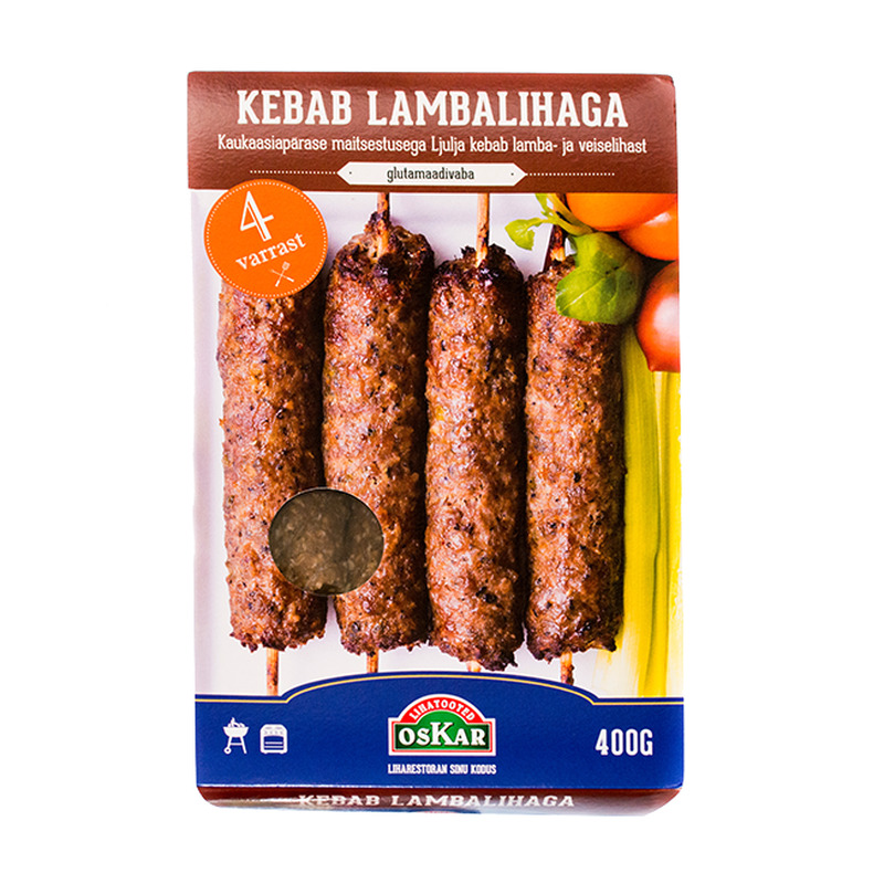 Kebab lambalihaga, OSKAR, 400 g