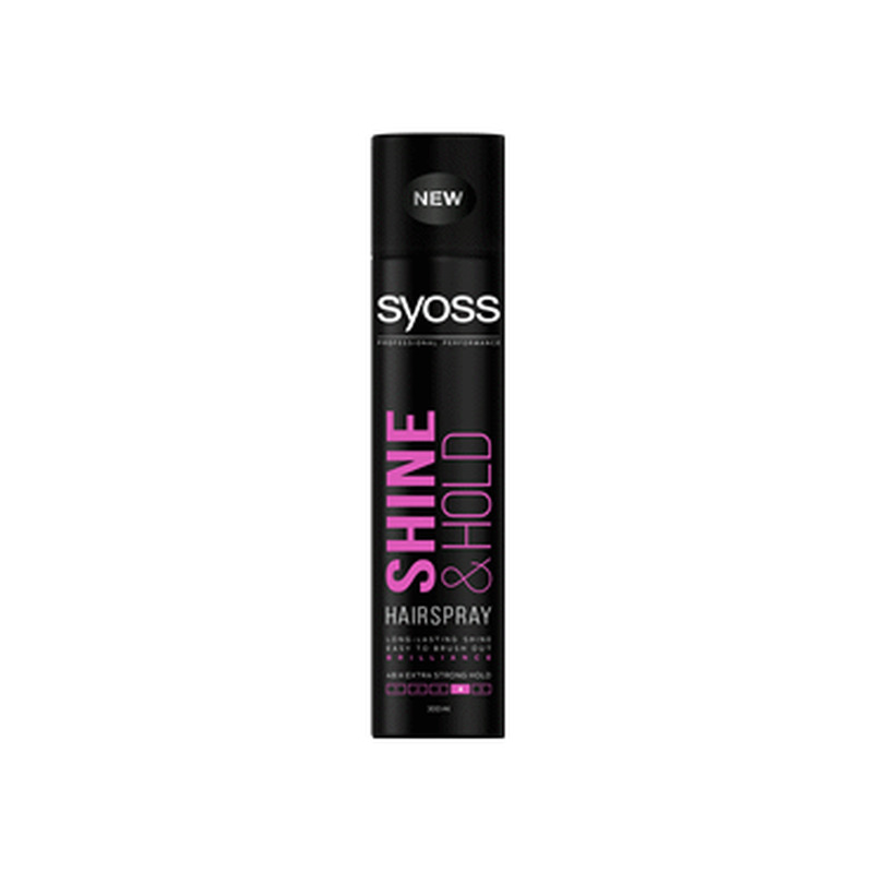 Juukselakk SYOSS Shine&Hold 300ml