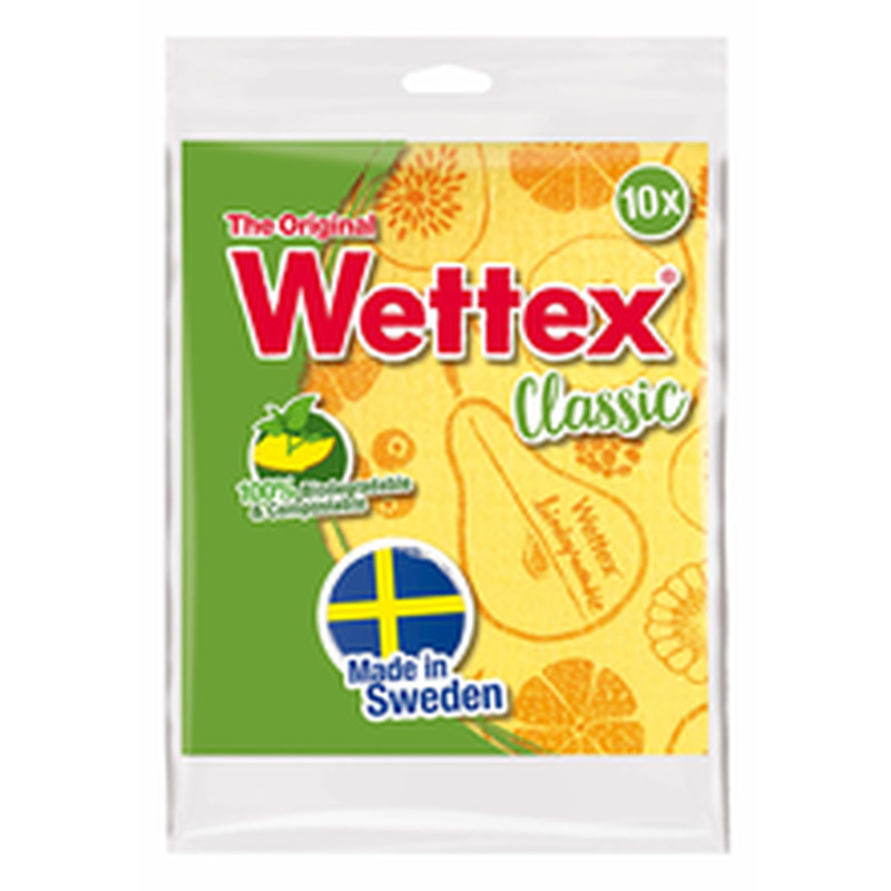 Vileda Wettex Original puhastuslapp 10 tk, biolagunev