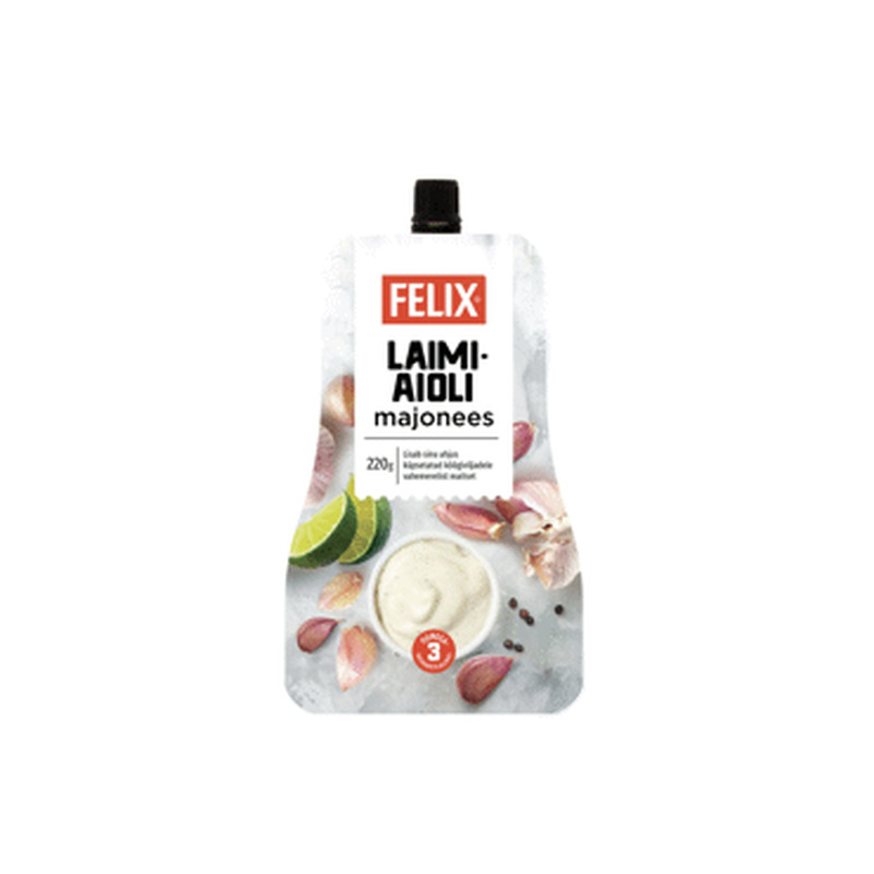 Majonees FELIX laimi-aioli, 220g