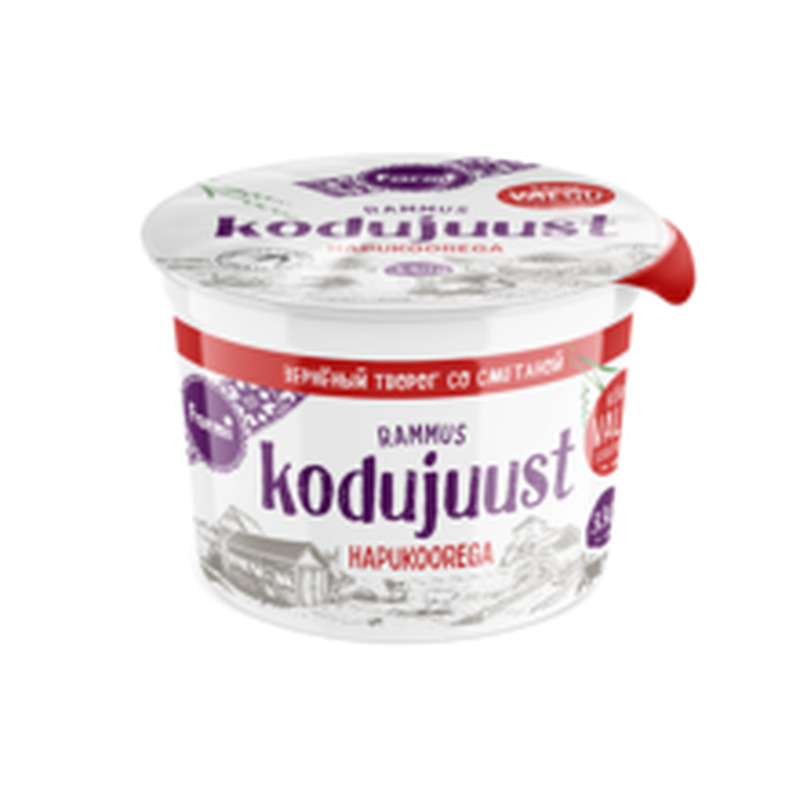 Kodujuust hapukoorega 5%, FARMI, 330 g