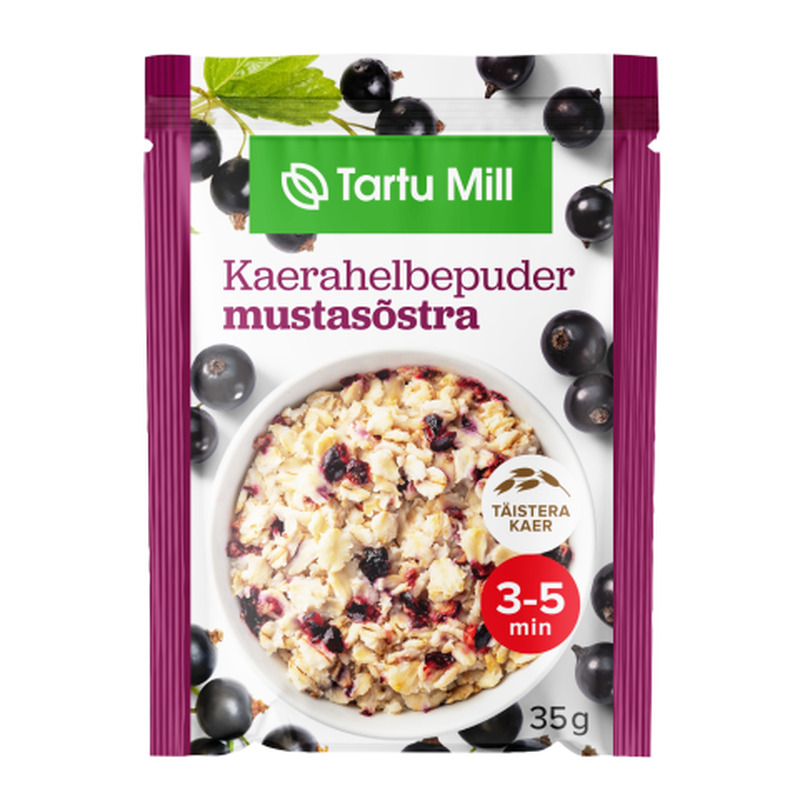 Kaerahelbepuder mustasõstra Tartu Mill 35g