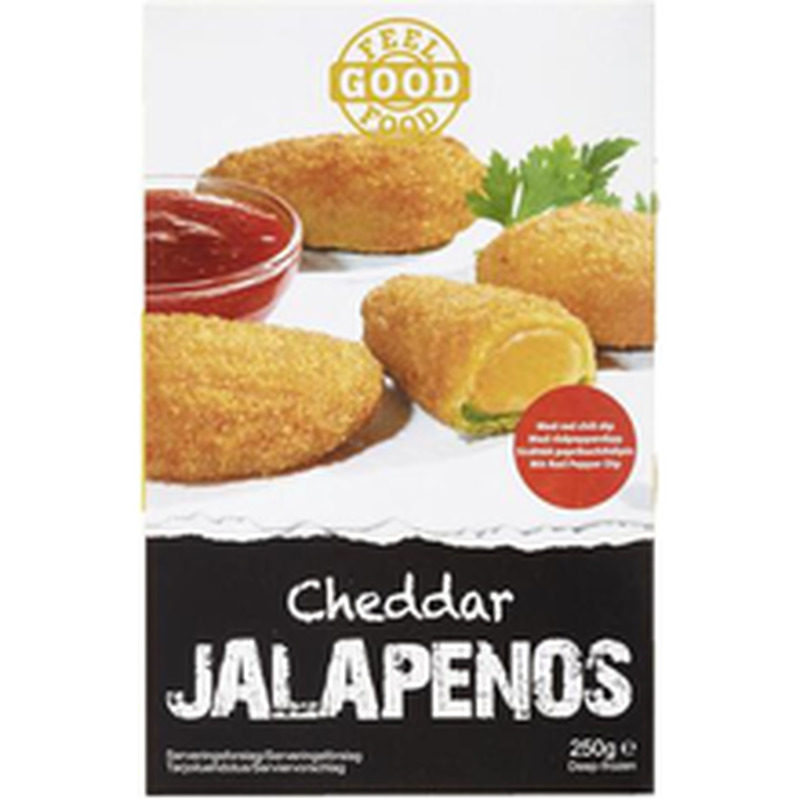 Jalapenod Cheddari juustuga ja dipikaste, 250 g