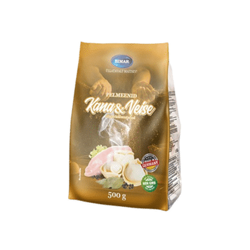 Külm.pelmeenid kana&veiseliha BIMAR,500g