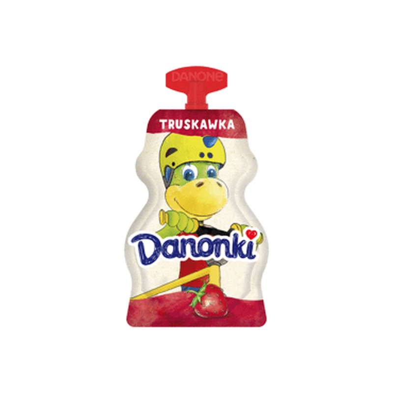 Jogurt DANONKI maasika, 70g