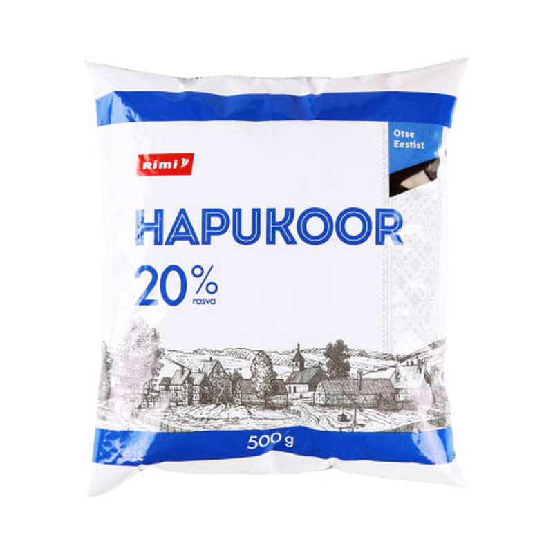 Hapukoor Rimi 20% 500g