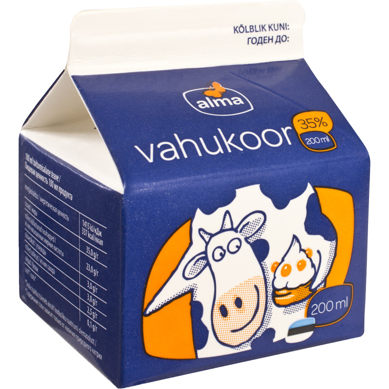 Vahukoor 35%, VALIO ALMA, 200 ml