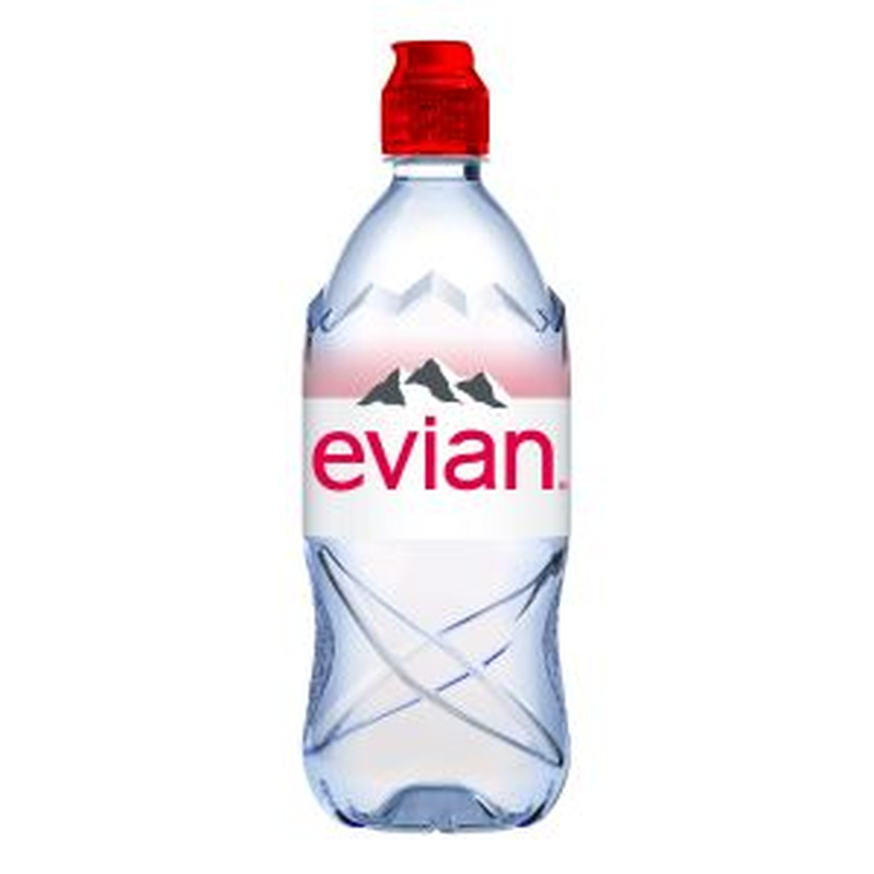 Evian gas-mata vesi 0.75L sportpudel