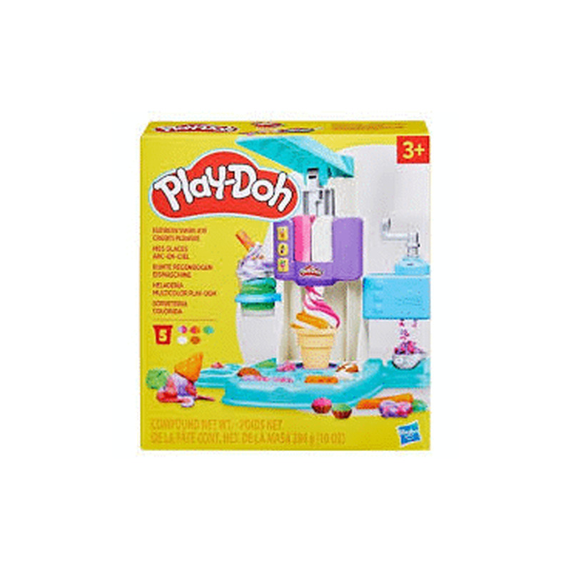 Vikerkaare jäätise mängukmpl PLAY-DOH