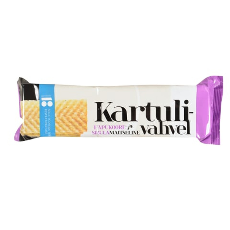 Kartulivahvel hapukoore ja sibula maitseline Balsnack 90g